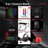 Fantech Black 8 in 1 Gameak Gaming Set